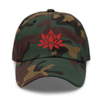 Lotus Flower Camo Dad Hat