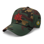 Lotus Flower Camo Dad Hat