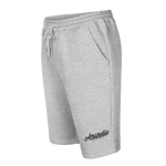 Retro Brand Fleece Shorts - Heather Grey